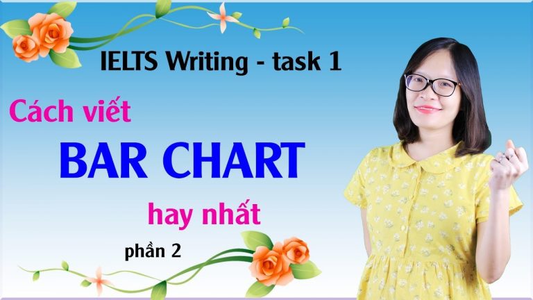 [Kiến thức IELTS Writing task 1 - Bài 10] - Hướng dẫn cách viết dạng BAR chart (phần 2)