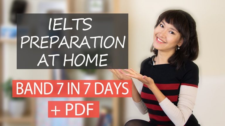 How to prepare for IELTS at home quickly | Band 7 in 7 days
