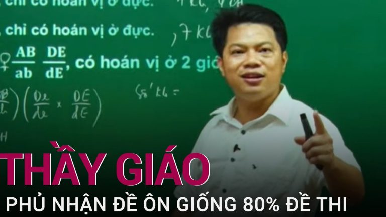 Thầy giáo Hà Tĩnh Phan Khắc Nghệ lên tiếng phủ nhận đề ôn giống 80% đề thi THPT 2021 | VTC Now