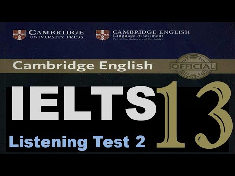 Cambridge IELTS 13 Listening Test 2 I with Answers I Most recent IELTS Listening Test 2020