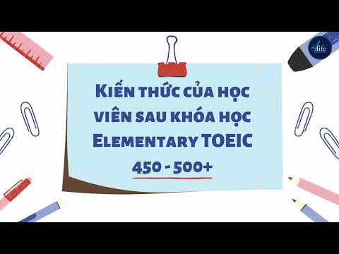 Khóa học luyện thi TOEIC Đà Nẵng Elementary TOEIC 450 - 500+ | 4Life English Center