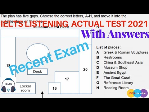 IELTS Listening Actual Test 2021 with Answers | BC & IDP Exam