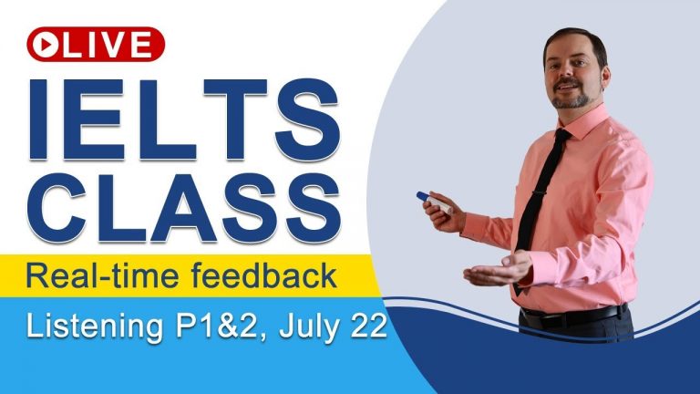 IELTS Live - Listening Part 1 and 2 - Method for Band 9