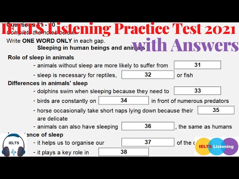 IELTS Listening Practice Test 2021 with Answers | 22.06.2021