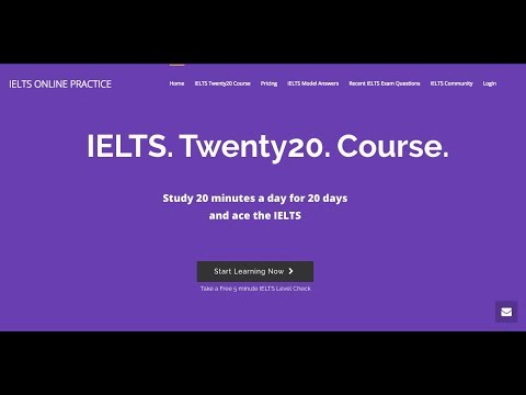 IELTS Online Practice - Website Overview
