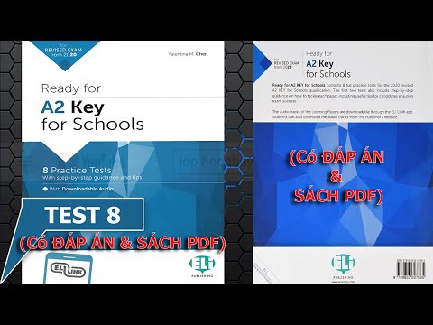 KET 2020 - Ready for A2 Key for School 8 Practice Tests from 2020 - Listening TEST 8 with ANSWER KEY
