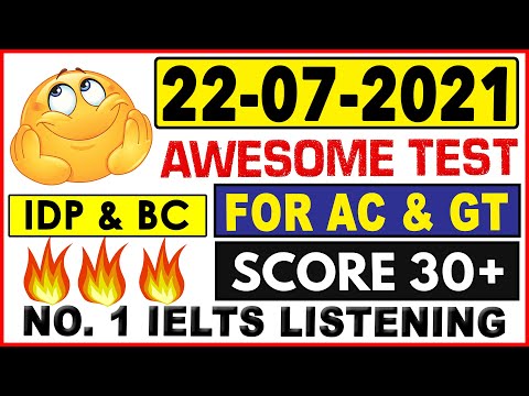 🔥 NEW IELTS LISTENING PRACTICE TEST 2021 WITH ANSWERS | 22.07.2021