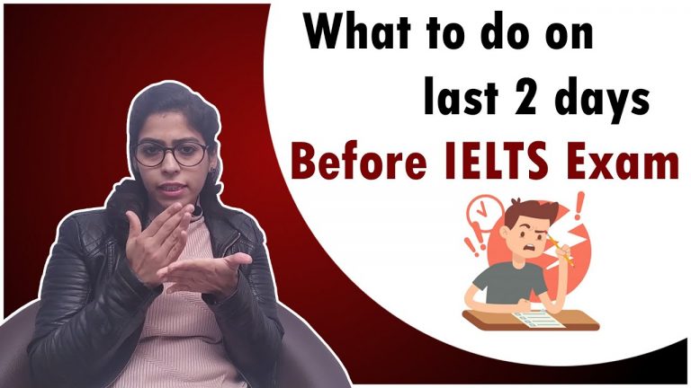 What to do on last 2 days before IELTS Exam | Sonam Sandhu