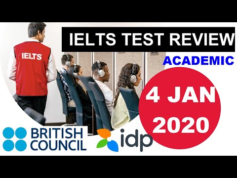 4 JANUARY 2020 ACADEMIC IELTS TEST FULL REVIEW || BC & IDP