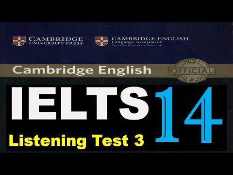 Cambridge IELTS 14 Test 3 HD Listening Test with Answers | IELTS Listening Test 2020