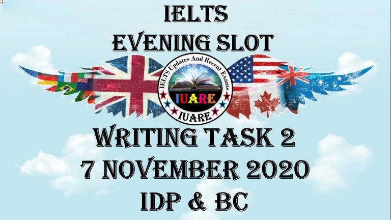 7 November 2020 IELTS / Writing Task 2 / Academic / Evening Slot / Exam Review / INDIA