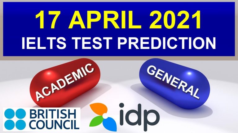 17 April 2021 IELTS Test Prediction By Asad Yaqub