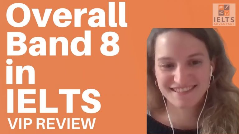 Overall Band 8 in the IELTS Test