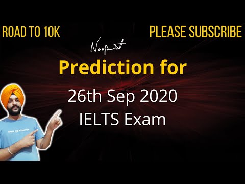 26th September IELTS Exam Prediction