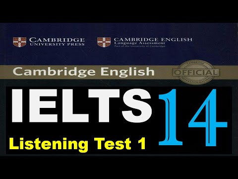 Cambridge IELTS 14 Test 1 Listening Test with Answers | IELTS Listening Test 2021