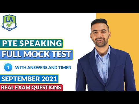 PTE Speaking | Full Mock Test with Answers September 2021 | Language academy PTE NAATI & IELTS